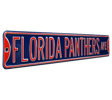 Panthers Street Sign NHL