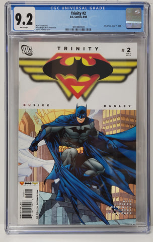 Trinity Issue #2 Year 2008 Week Two CGC Graded 9.2 Comic Book