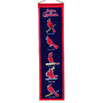 Cardinals 8"x32" Wool Banner Heritage MLB