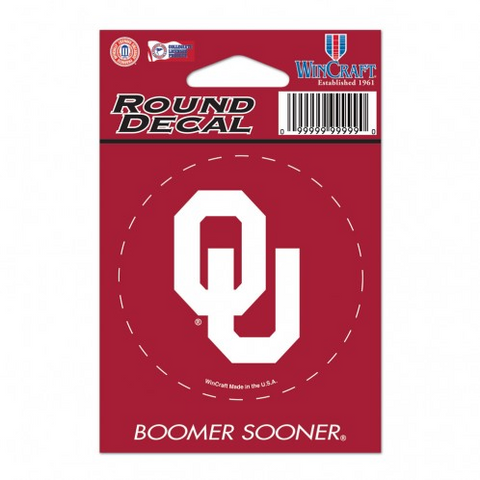 Oklahoma Round Sticker 3"