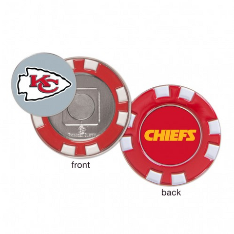 Chiefs Golf Ball Marker w/ Poker Chip