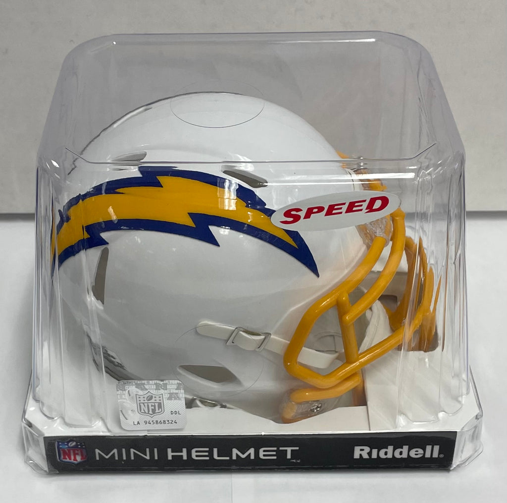 chargers mini football helmet Los Angeles Chargers Color Rush Royal Mini Speed