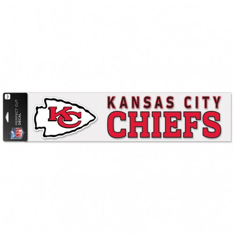 Chiefs 4x17 Cut Decal Color