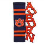 Auburn Vertical House Flag Applique Sculpted