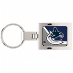 Canucks Keychain Domed Square