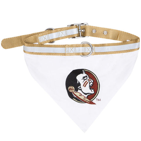 FSU Dog Collar Bandana Medium