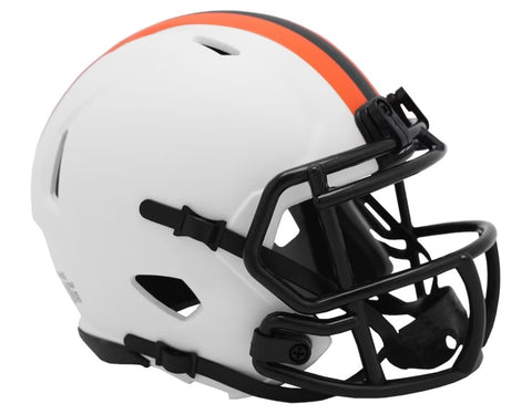 Browns Mini Helmet Speed On-Field Alternate 2023 White White-Out
