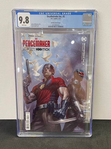 Deathstroke Inc. Issue #5 2022 Parrillo Variant CGC Graded 9.8 Comic Book