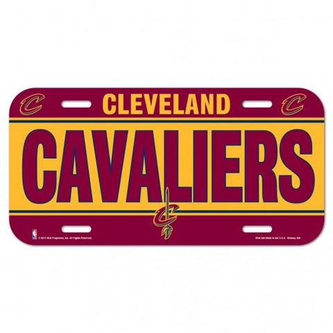 Cavaliers Plastic License Plate Tag