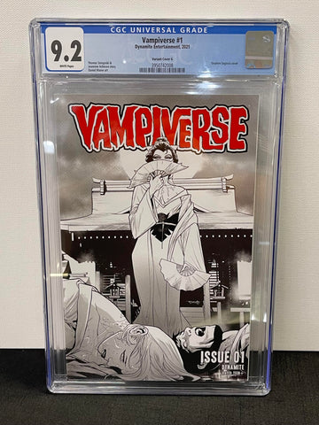 Vampiverse Issue #1 2021 Stephen Segovia Cover CGC Graded 9.2 Comic Book