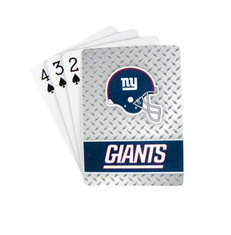 Giants Playing Cards Diamond Plate NFL