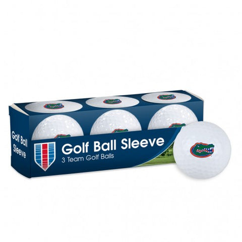 Gators 3-Pack Golf Ball Set White