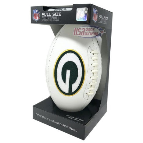 Packers White Panel Football