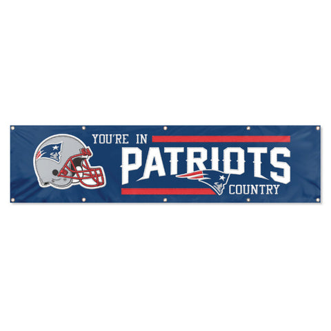 Patriots 8ft Banner