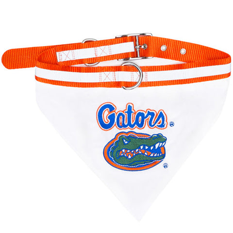 Gators Dog Collar Bandana Medium