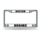 Bruins Chrome License Plate Frame Silver