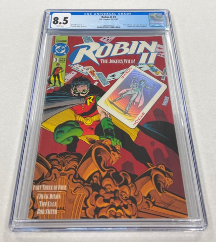 Robin II Issue #3 (Cover 2/3) Year 1991 CGC Graded 8.5 Comic