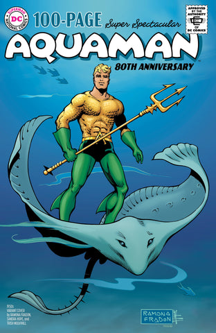 Aquaman: 80th Anniversary 100-Page Super Spectacular Issue #1 August 2021 Cover C Ramona Fradon & Sandra Hope 1950s Variant Comic Book