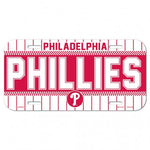 Phillies Plastic License Plate Tag Pinstripe