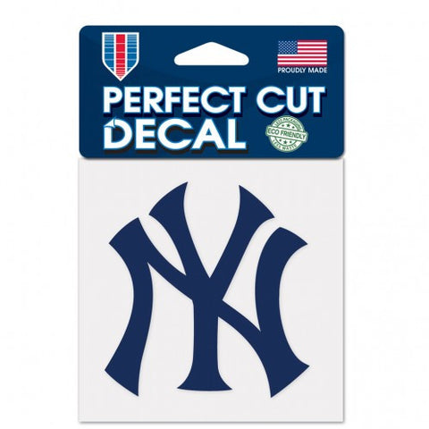 Yankees 4x4 Decal Logo "NY" Blue