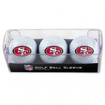 49ers 3-Pack Golf Ball Set White