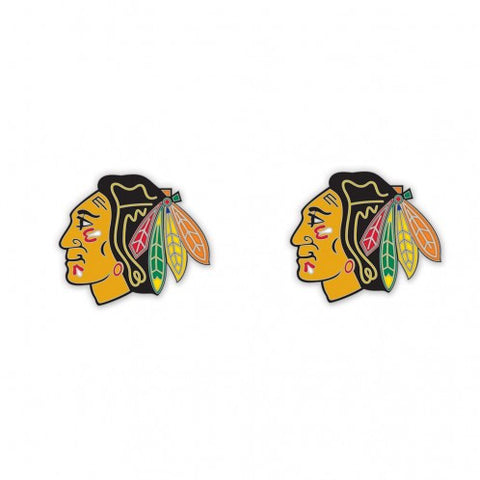 Blackhawks Earrings Stud