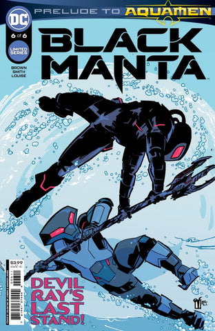 Black Manta Issue #6 February 2022 Cover A  Comic Book
