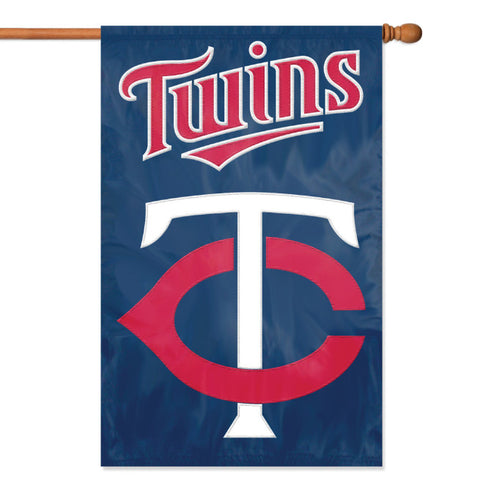 Twins Premium Vertical Banner House Flag 2-Sided