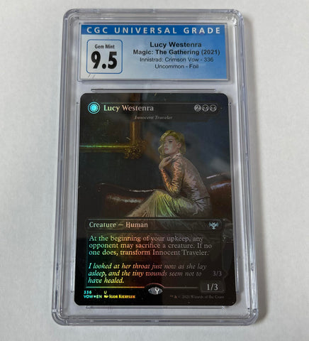 Magic the Gathering 2021 Lucy Westenra Foil CGC Graded 9.5 Crimson Vow 336 Single Card