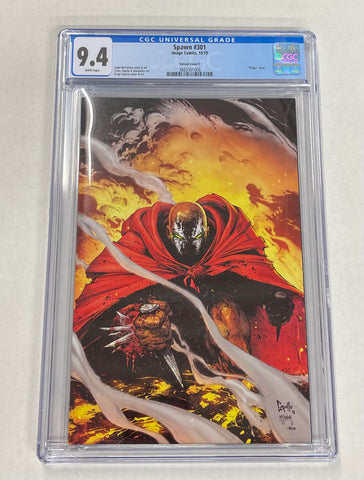 Spawn Issue #301 Year 2019 CGC Graded 9.4 Cover C Comic Book