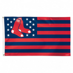 Red Sox 3x5 House Flag Deluxe USA