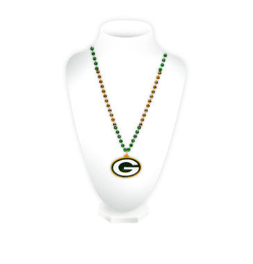 Packers Team Beads w/ Medallion