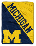 Michigan Micro Raschel Throw Blanket 46x60