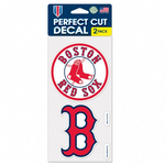 Red Sox 4x8 2-Pack Decal Logo Round
