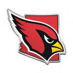 Cardinals Auto Emblem Acrylic State NFL