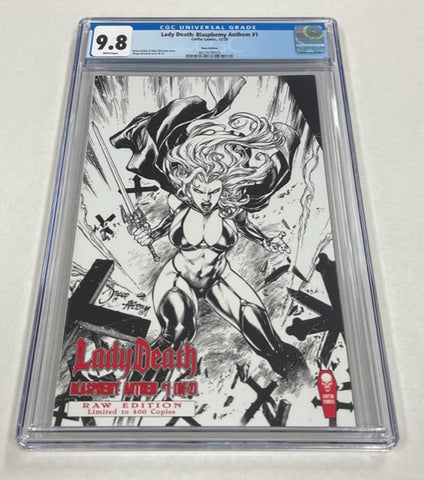 Lady Death: Blasphemy Anthem Issue #1 Year 2020 Raw Edition Ltd to 400 CGC Graded 9.8 Comic Book