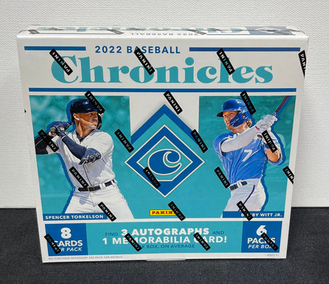 2022 Panini Chronicles MLB Hobby Box