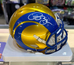 Rams Isaac Bruce Autograph Flash Mini Helmet w/ Beckett COA