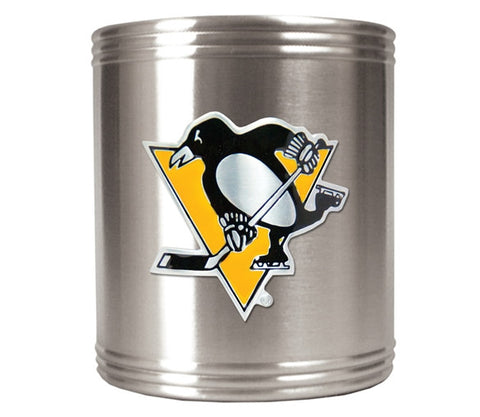 Penguins Logo Metal Coozie