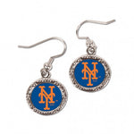 Mets Earrings Dangle CRound