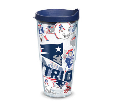 Patriots 24oz All Over Tervis w/ Lid