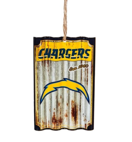 Chargers Ornament Metal Sign