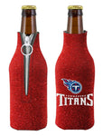 Titans Bottle Coolie Glitter Red