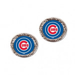 Cubs Earrings Stud CRound