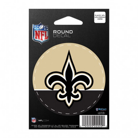 Saints Round Sticker 3"