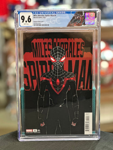 Miles Morales: Spider-Man #4 Bachalo Variant Cover Special Label CGC Graded 9.6 Comic Book
