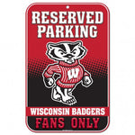 Wisconsin Plastic Sign 11x17 Reserved Parking Steel