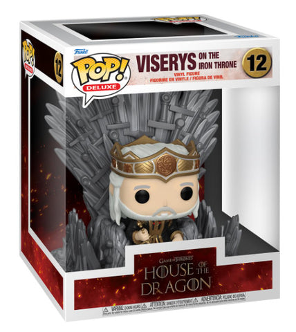 Funko Pop Vinyl Deluxe - House of the Dragon - Viserys On Throne 12