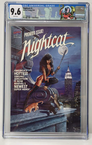 Nightcat Issue #1 Year 1991 CGC Special Label Graded 9.6 Comic Book