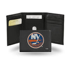 Islanders Leather Wallet Embroidered Trifold